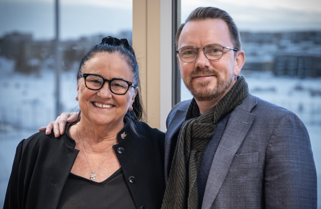 ragnar og inga saman á mynd